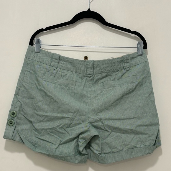 Anthropologie Elevenses Seersucker shorts. Size 10 - Picture 5 of 9